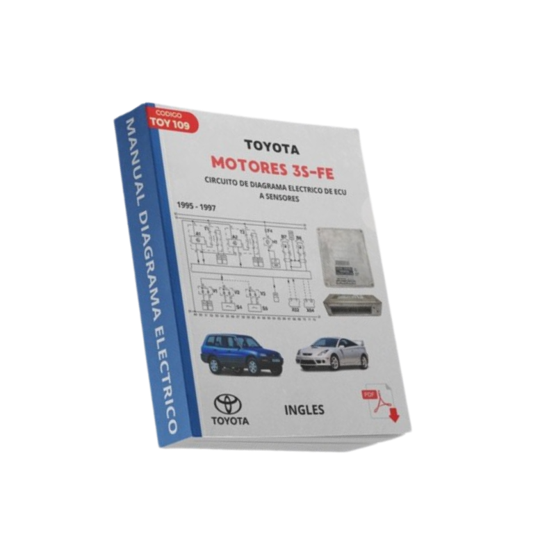 Manual de Diagrama Eléctrico Toyota RAV Motor 3S-FE Año 1995 - 1997 Código. TOY109 - Imagen 2